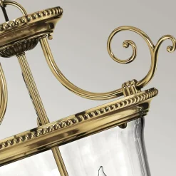 Sklep Kaja Szklana lampa wisząca, pałacowa HK-CAMBRIDGE-P-S z serii CAMBRIDGE