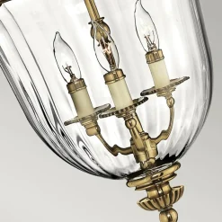 Sklep Kaja Szklana lampa wisząca, pałacowa HK-CAMBRIDGE-P-S z serii CAMBRIDGE