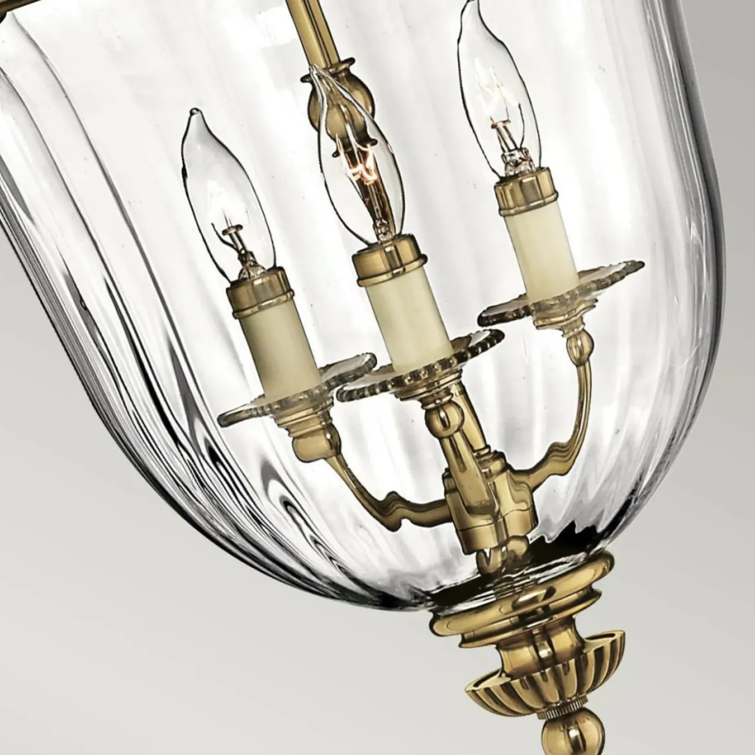 Sklep Kaja Szklana lampa wisząca, pałacowa HK-CAMBRIDGE-P-S z serii CAMBRIDGE