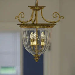 Sklep Kaja Szklana lampa wisząca, pałacowa HK-CAMBRIDGE-P-S z serii CAMBRIDGE