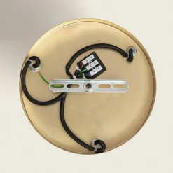 Best Sale Szklana lampa wisząca w stylu art. Deco ABR-3KOLOK-A KOLORENO | Kaja Żyrandole Nowoczesne