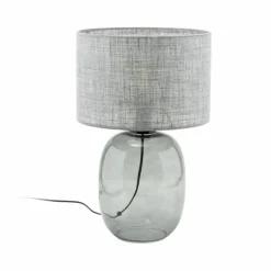 Sklep Kaja Szklana, stylowa lampa nocna na szafkę TK 5987 MELODY GRAPHITE | Kaja