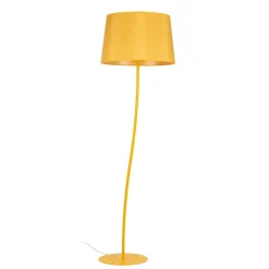 Sklep Kaja Żółta, dekoracyjna lampa podłogowa do sypialni TK 6645 NICOLA | Kaja