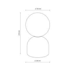 Sklep Kaja Żółta, dekoracyjna lampka na szafkę nocną TK 16040 MIKI YELLOW | Kaja