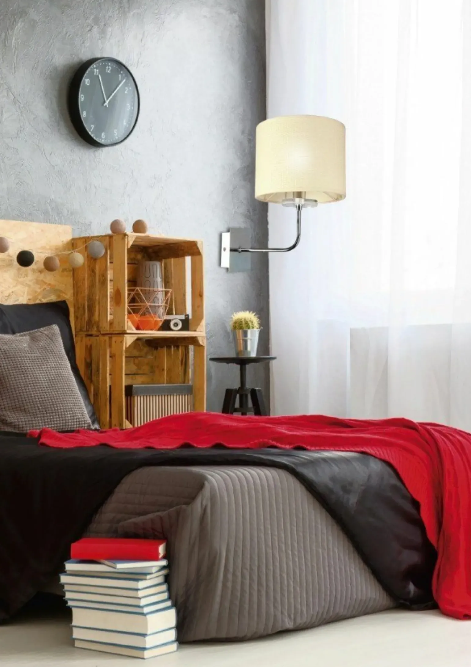 Sklep Kaja Tradycyjna lampa ścienna do sypialni 21-11473 ESTERA | Kaja