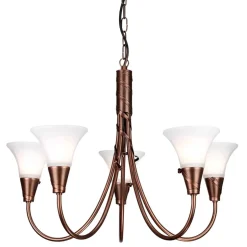 Sklep Kaja Tradycyjna lampa wisząca, patynowa EM5-COPPER z serii EMILY