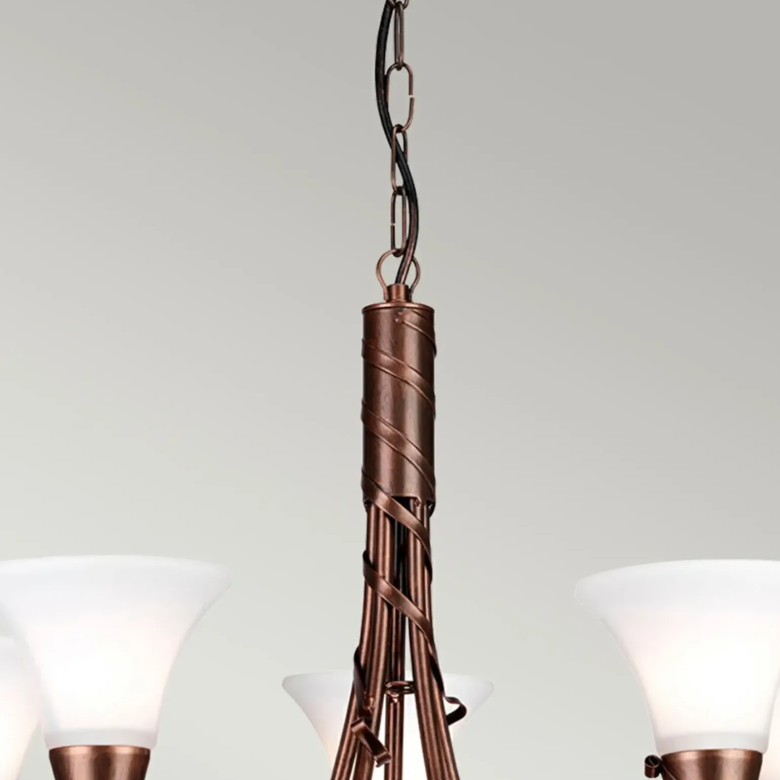 Sklep Kaja Tradycyjna lampa wisząca, patynowa EM5-COPPER z serii EMILY