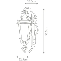 Sklep Kaja Tradycyjny kinkiet ścienny, zewnętrzny BT1-M z serii BALTIMORE