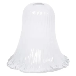 Sklep Kaja Transparentny klosz, podłużne wyżłobienia K-HP-PS-066 KLOSZ