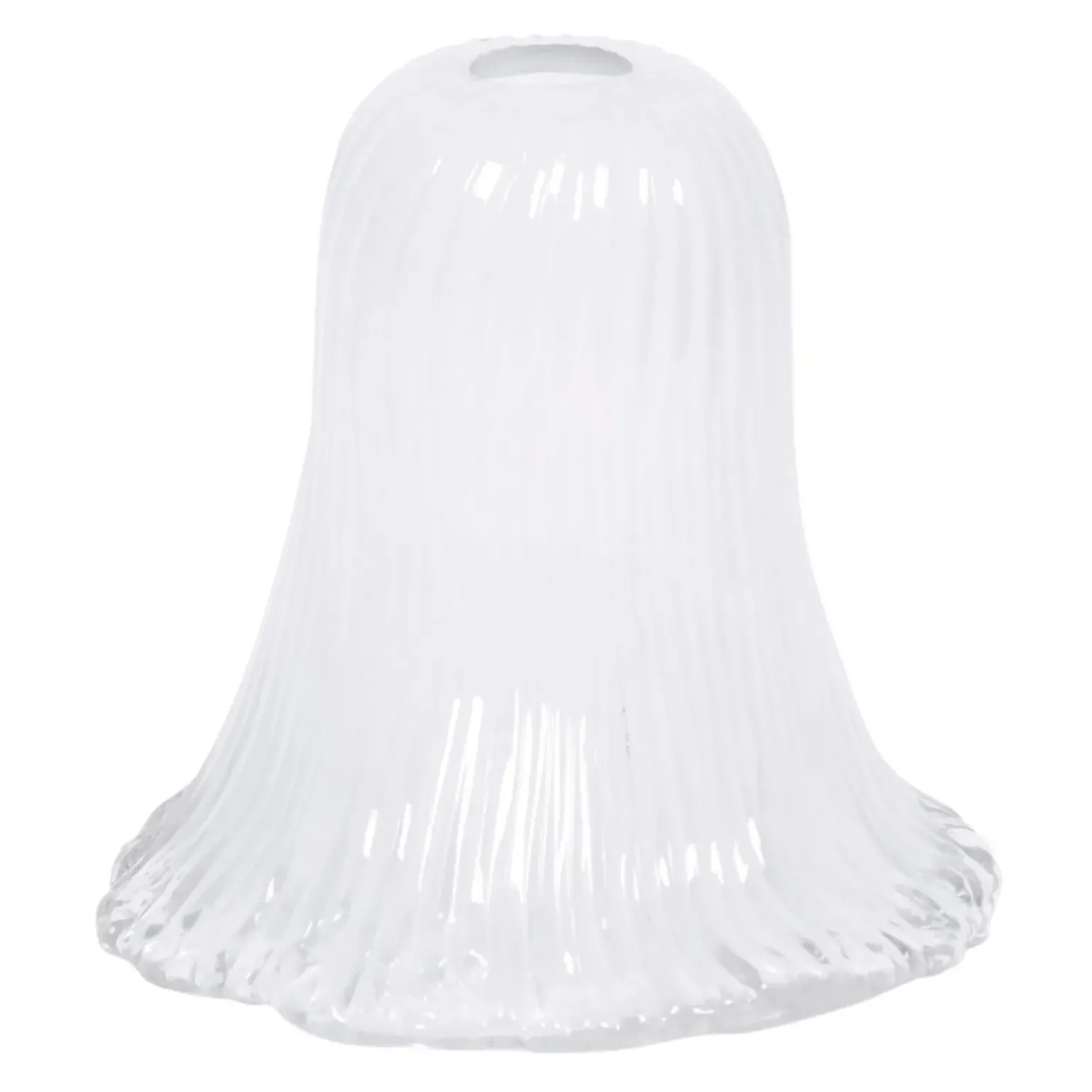 Sklep Kaja Transparentny klosz, podłużne wyżłobienia K-HP-PS-066 KLOSZ