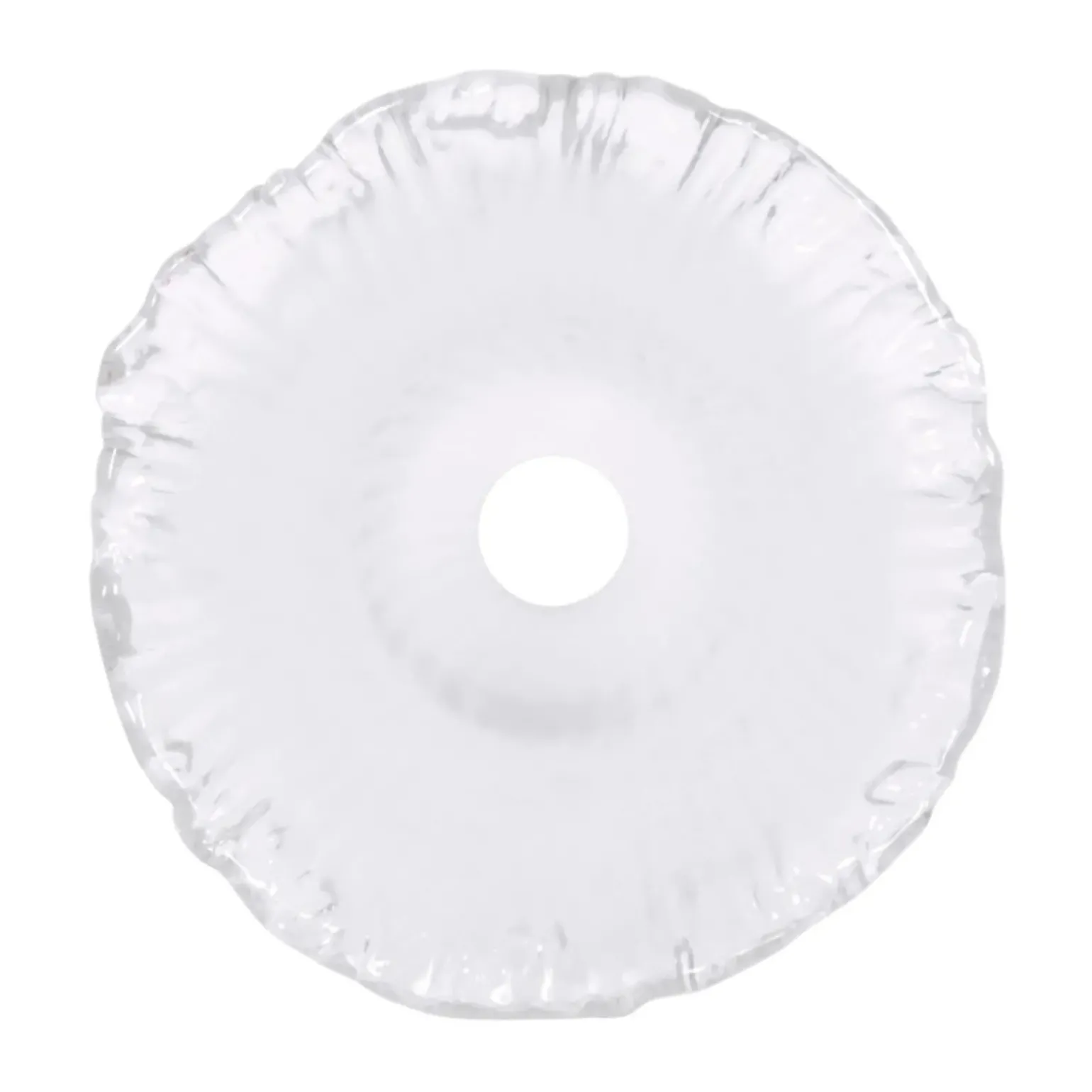 Sklep Kaja Transparentny klosz, podłużne wyżłobienia K-HP-PS-066 KLOSZ