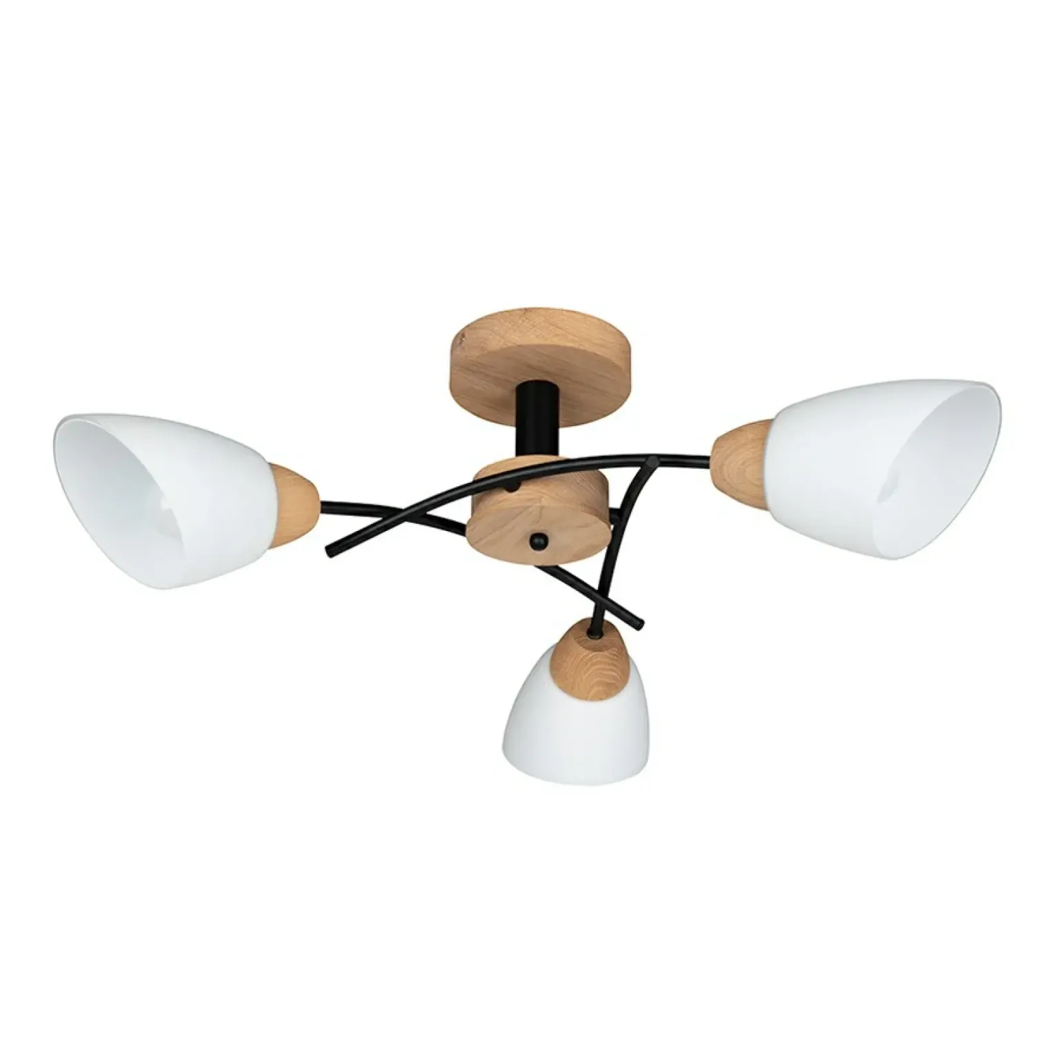 Sklep Kaja Trójramienna, drewniana lampa sufitowa 8142374 VILETTA WOOD | Kaja