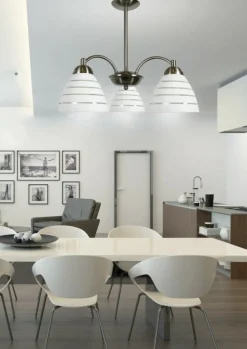 Sklep Kaja Trójramienny żyrandol do jadalni retro 33-66152 ULI | Kaja Oświetlenie