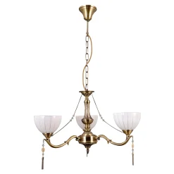 Sklep Kaja Trójramienny żyrandol do sypialni MD38445-3 BAXIO | Kaja Oświetlenie