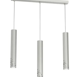 Store Trzy tuby wisząca na prostej listwie LX 4196 ALTRO BUBLE | Kaja Żyrandole Nowoczesne