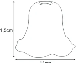 Sklep Kaja Żółty klosz, efekt ombre K-HP-PS-807 KLOSZ