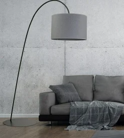 Sklep Kaja Łukowa lampa podłogowa z m abażurem 6818 ALICE | Kaja Oświetlenie