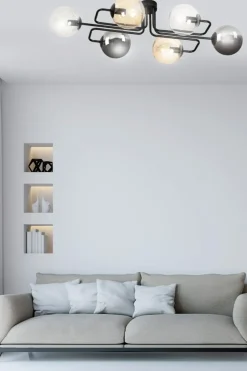 Best Sale Unikalna lampa sufitowa z kolorowymi kloszami 834/6A1 | Kaja Żyrandole Nowoczesne