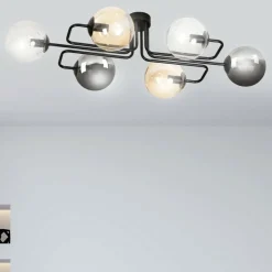 Best Sale Unikalna lampa sufitowa z kolorowymi kloszami 834/6A1 | Kaja Żyrandole Nowoczesne