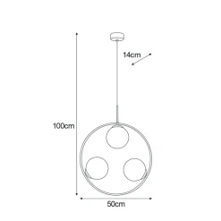 Store Unikalna lampa wisząca, idealna do salonu K-5123 z serii VENTA | Kaja Żyrandole Nowoczesne