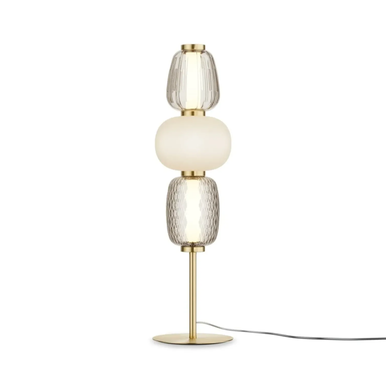 Sklep Kaja Unikalna lampka stołowa, ledowa MOD267TL-L28G3K z serii PATTERN