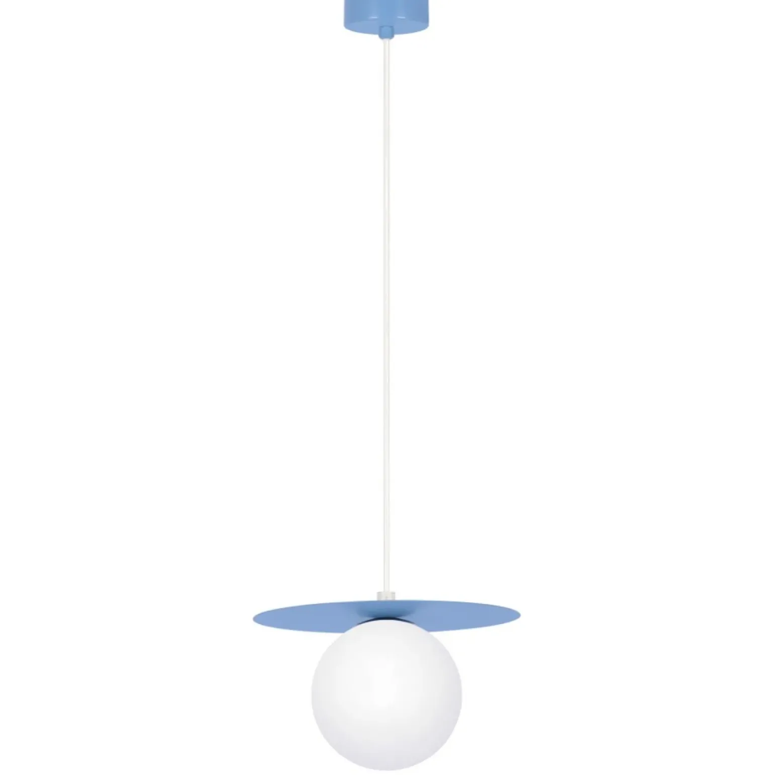 Cheap Unikalna, niebieska lampa wisząca z kloszem K-5445 z serii ROBIN Żyrandole Nowoczesne