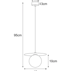 Cheap Unikalna, niebieska lampa wisząca z kloszem K-5445 z serii ROBIN Żyrandole Nowoczesne