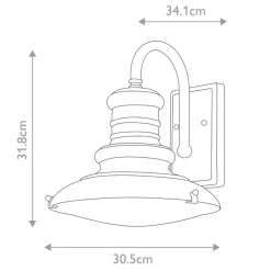 Sklep Kaja Unikalny kinkiet elewacyjny FE-REDDING2-M-PDB z serii REDDING STATION