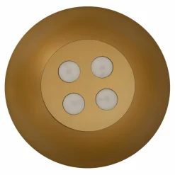 Outlet Uniwersalna, czarno-złota lampa wisząca ⌀50cm 10693 HEMISPHERE | Kaja Żyrandole Nowoczesne