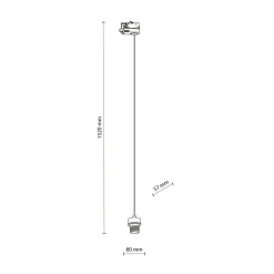 Sklep Kaja Uniwersalna oprawka wisząca, 3-fazowa TK 6761 TRACER 3 | Kaja