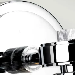 Sklep Kaja Uniwersalny, srebrny kinkiet BATH-GUNNIS1-PC z serii GUNNISLAKE