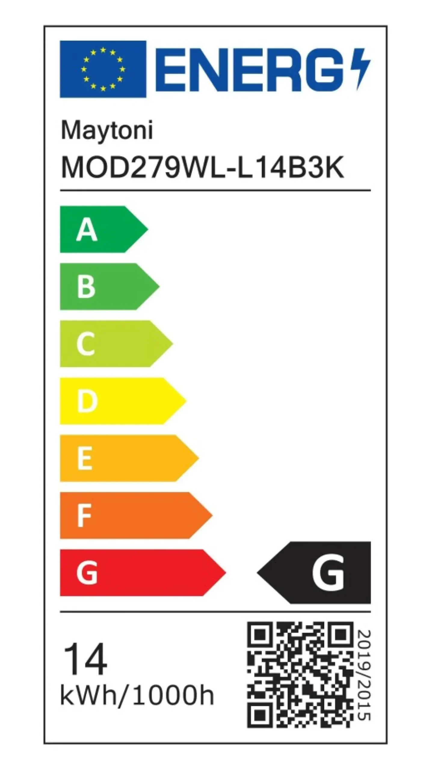 Sklep Kaja Wewnętrzny kinkiet ścienny, ledowy MOD279WL-L14B3K z serii MIRA