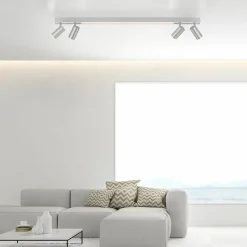 Cheap Świecąca listwa LED z reflektorami na pilot 6121-95 z serii PURE-LINES Żyrandole Nowoczesne