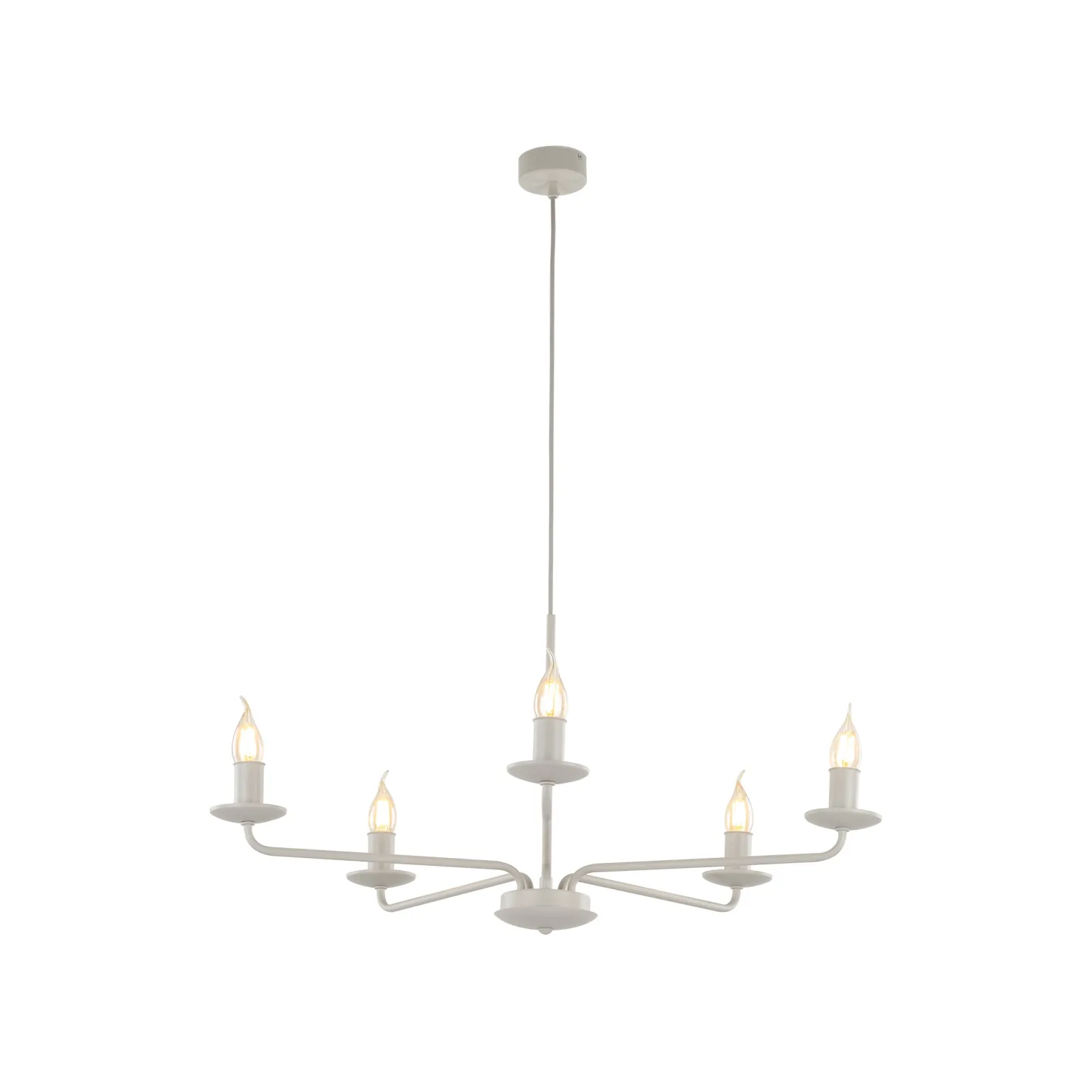 Sklep Kaja Świecznikowa lampa wisząca do salonu TK 10253 LIMAL BEIGE | Kaja