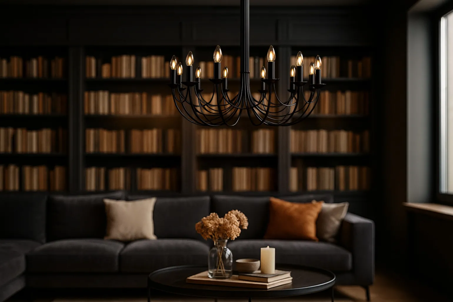 Sklep Kaja Świecznikowy, industrialny żyrandol K-3522 PERSEO | Kaja Oświetlenie