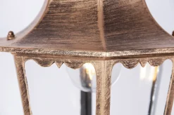 Sklep Kaja Wisząca lampa zewnętrzna na taras K-5006H CZ/ZŁ LOZANA | Kaja