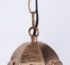 Sklep Kaja Wisząca lampa zewnętrzna na taras K-5006H CZ/ZŁ LOZANA | Kaja