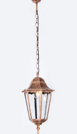 Sklep Kaja Wisząca lampa zewnętrzna na taras K-5006H CZ/ZŁ LOZANA | Kaja