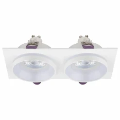 Sklep Kaja Wpustowa oprawa podtynkowa na 2 żarówki TK 6924 JET WHITE | Kaja