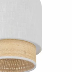 Clearance Wąska, abażurowa lampa wisząca do jadalni TK 5652 BOHO NEW WHITE Żyrandole Nowoczesne