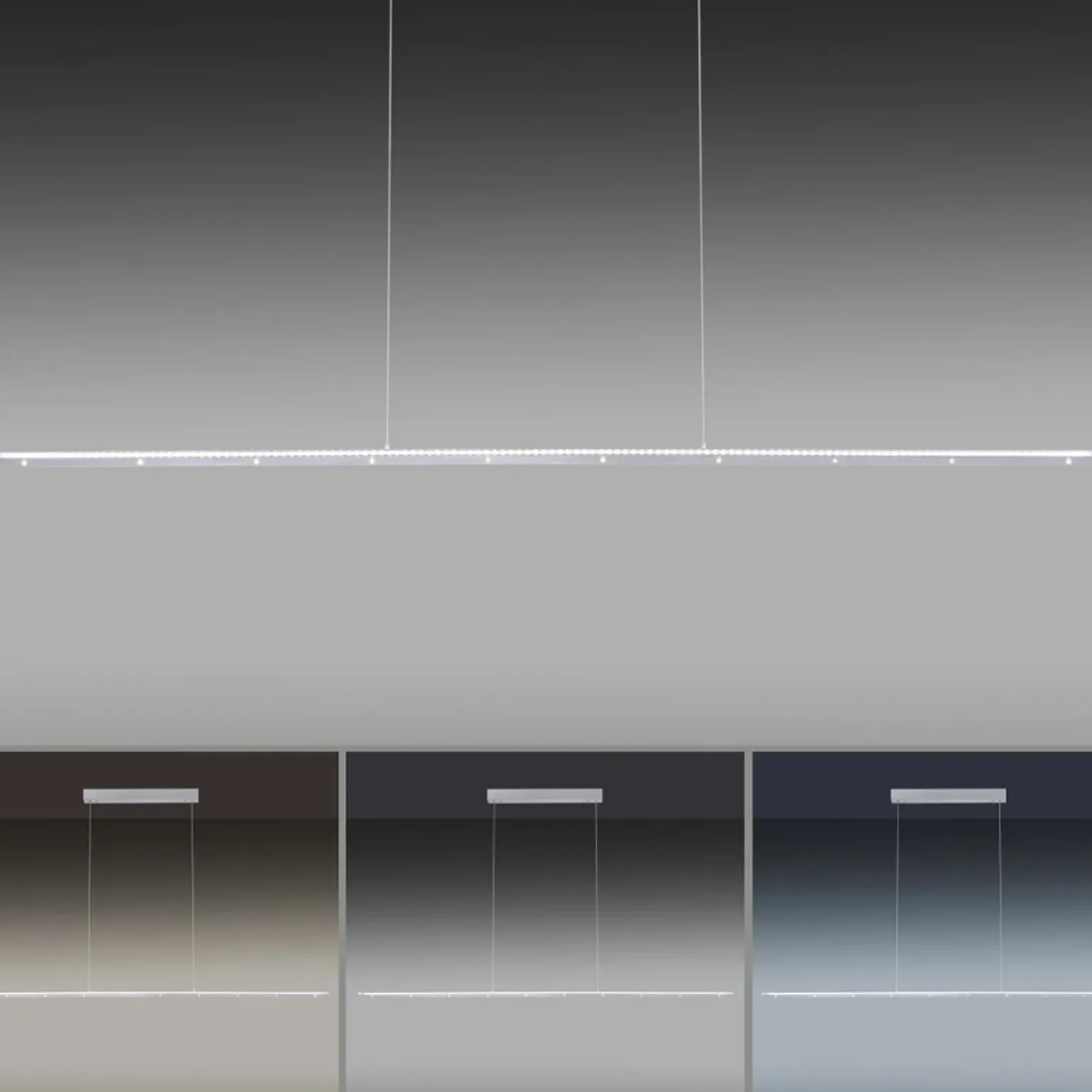 Fashion Wąska, długa listwa wisząca na pilot 2533-95 z serii PURE-COSMO | Kaja Żyrandole Nowoczesne