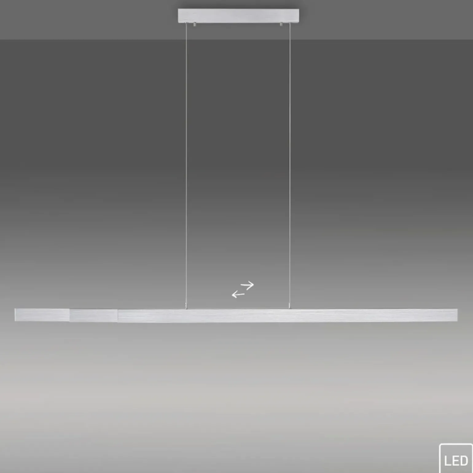 Shop Wąska, wisząca lampa sufitowa LED 11660-95 z serii LUZI | Kaja Żyrandole Nowoczesne