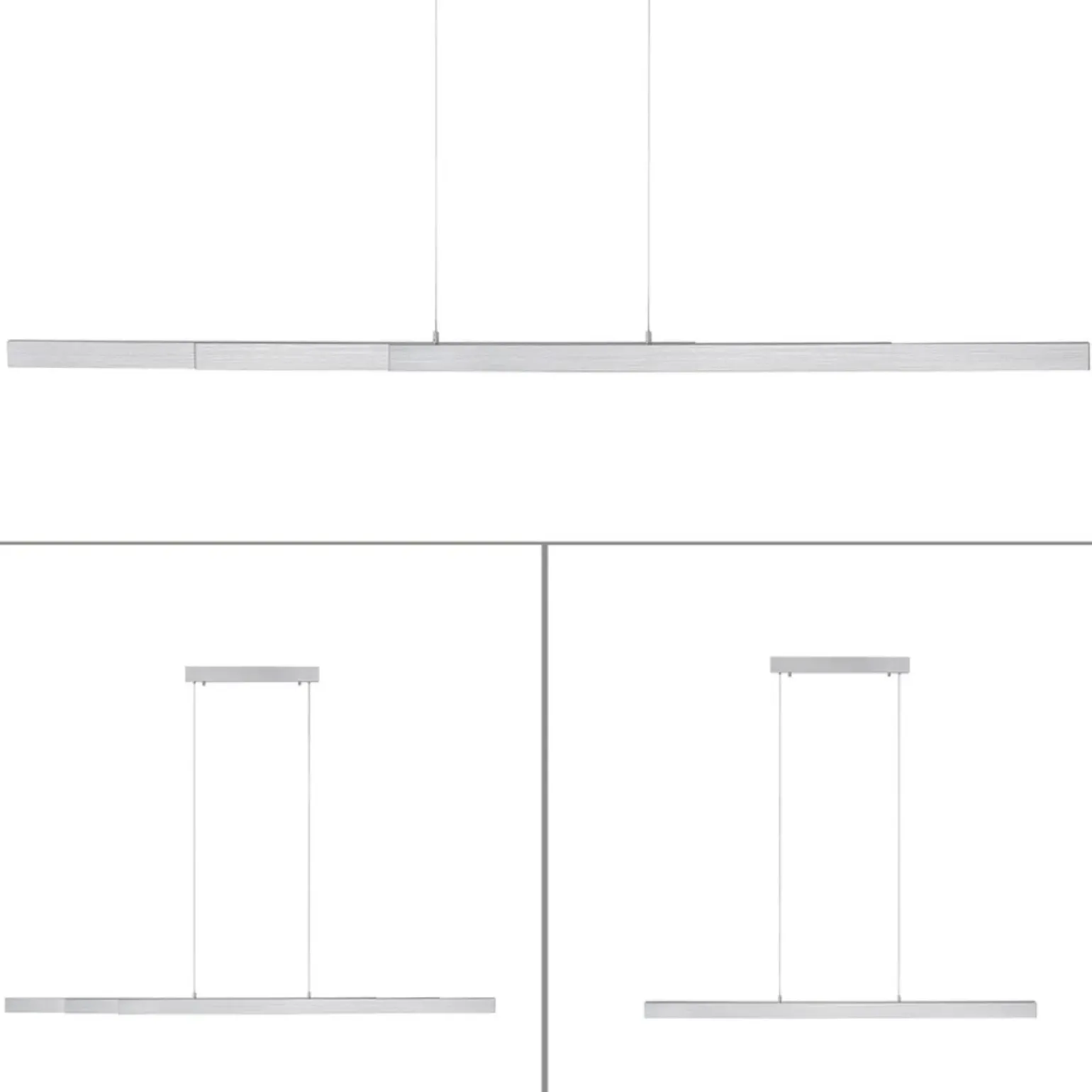 Shop Wąska, wisząca lampa sufitowa LED 11660-95 z serii LUZI | Kaja Żyrandole Nowoczesne