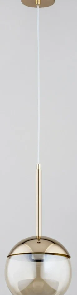 Store Wyjątkowa lampa wiszącą w złotym kolorze AL 60824 | Kaja Żyrandole Nowoczesne