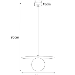 Discount Wyjątkowa lampa wisząca do stylowej sypialni K-5451 z serii ROBIN Żyrandole Nowoczesne