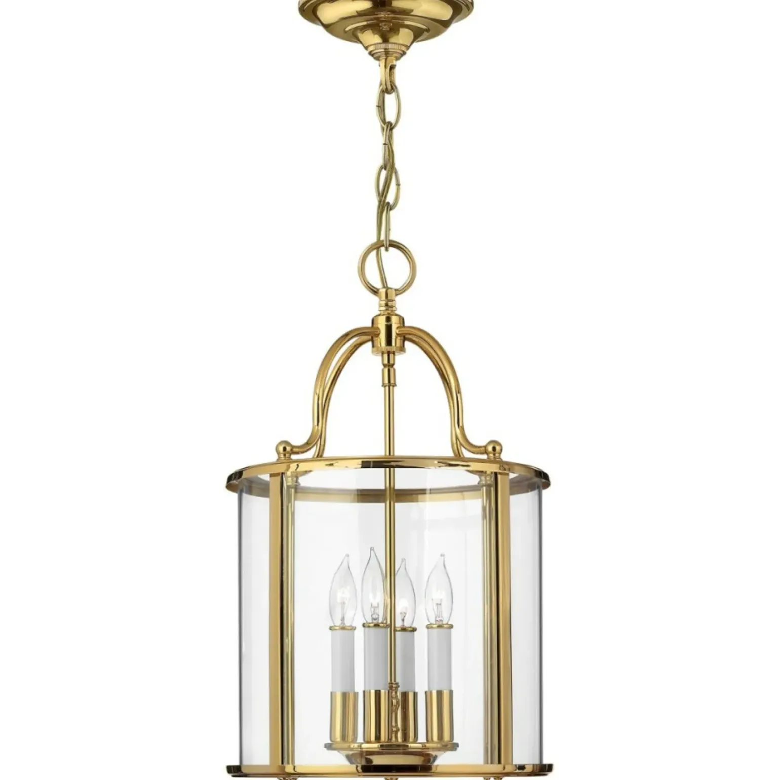 Sklep Kaja Wyjątkowa lampa wisząca, złota oprawa HK-GENTRY-P-M-PB z serii GENTRY