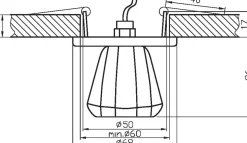 Sklep Kaja Wyjątkowa oprawa podtynkowa, gustowne oświetlenie 2292482 | Kaja Oświetlenie