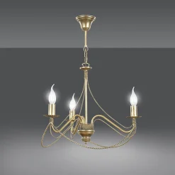 Sklep Kaja Wyjątkowy żyrandol w kolorze złota z małymi gwintami 170/3 serii TO