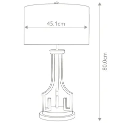Sklep Kaja Wymyślna lampa nocna z abażurem GN-LEMURIA-TL z serii LEMURIA