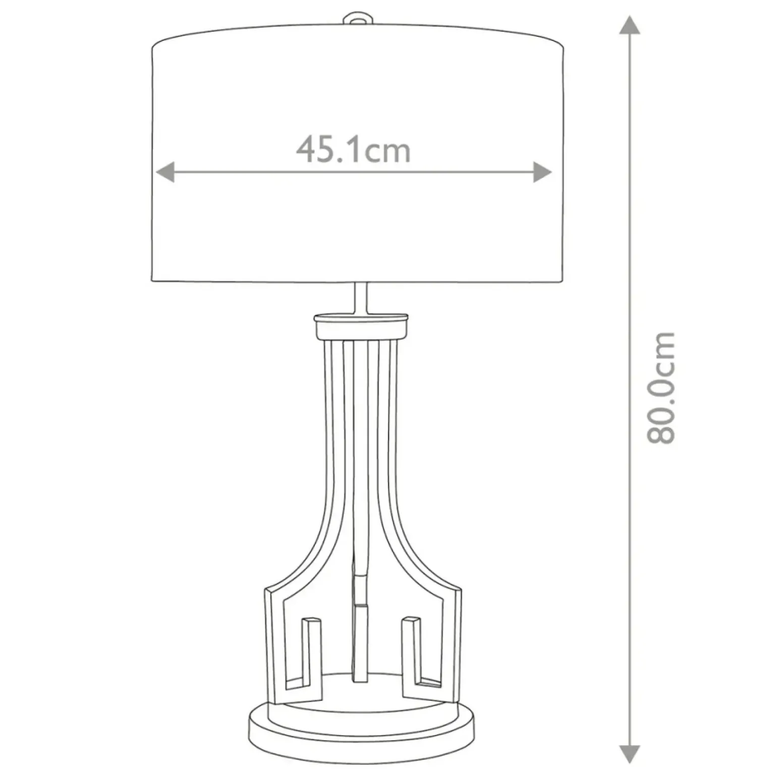 Sklep Kaja Wymyślna lampa nocna z abażurem GN-LEMURIA-TL z serii LEMURIA